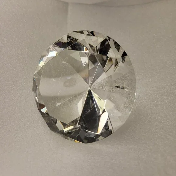 Crystal Diamond Shape Paperweight - Picture 10 of 12
